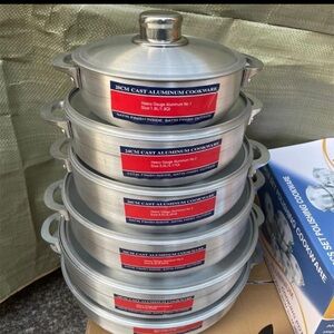 Aluminum Cookware Set - Silver